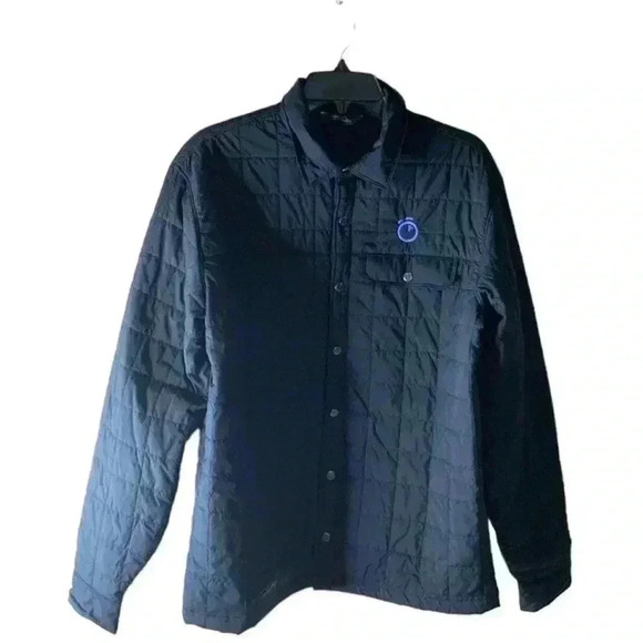 Eddie Bauer Quilted Puff Jacket Women's Size Medium Front Snap Button Pockets - Picture 1 of 10